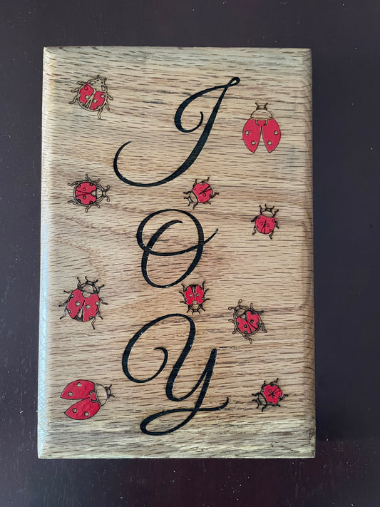 Joy plaque