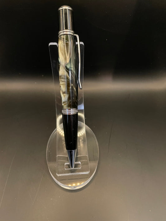 Sierra Vista Black Acrylic Pen on Chrome Trim